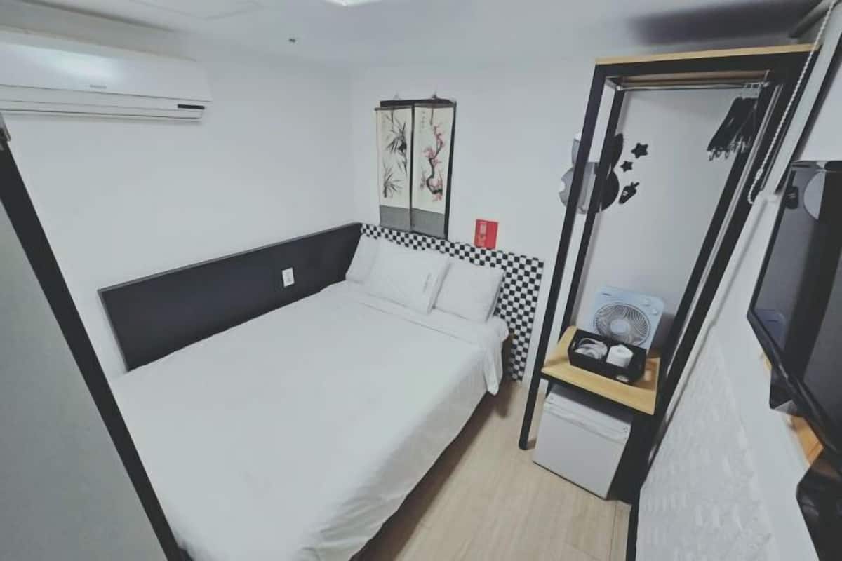Blackout curtains, iron/ironing board (on request), free WiFi