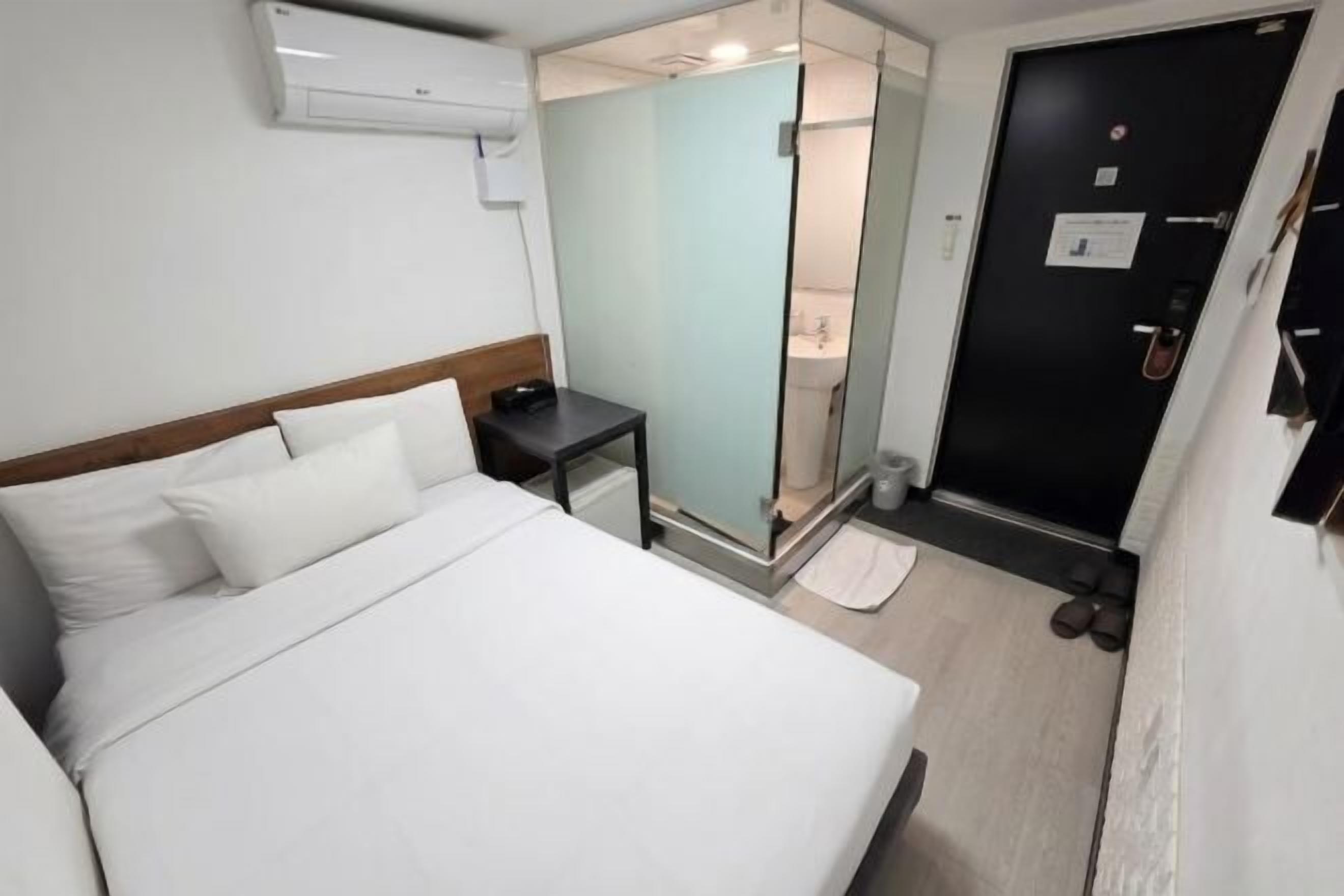 Blackout curtains, iron/ironing board, free WiFi, bed sheets