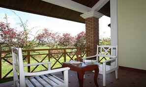 Quarto casal luxo | Sacada