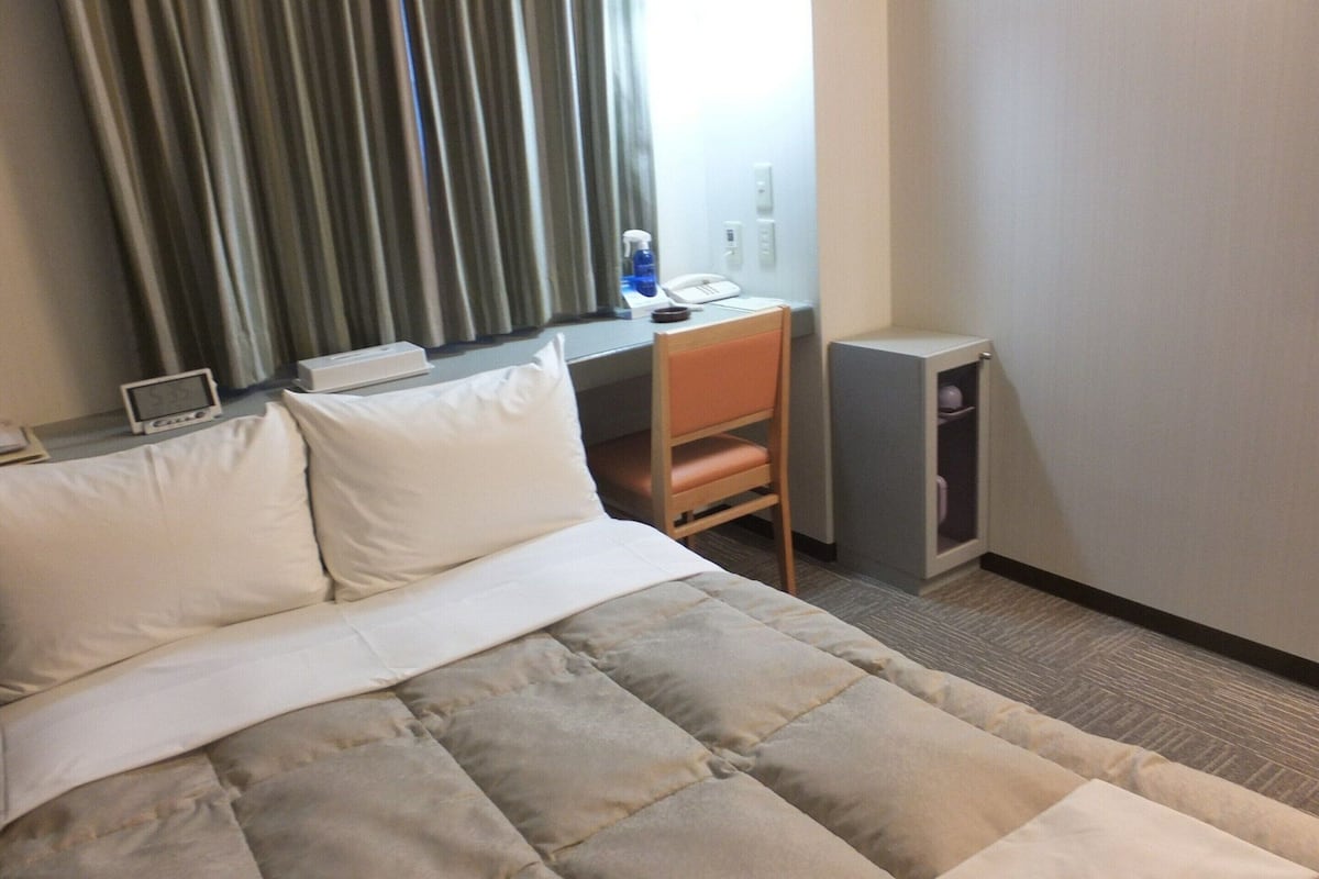 desk, blackout curtains, iron/ironing board, free wifi