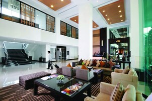 Sala de estar en el lobby