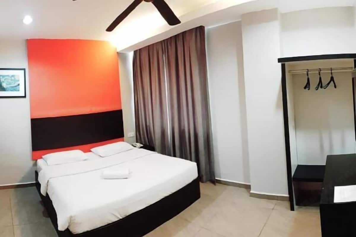 Hypo-allergenic bedding, memory-foam beds, desk, soundproofing