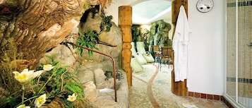 Un sauna, baño turco