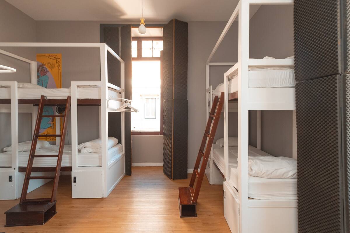 宿舍, 男女混合宿舍, 私人浴室 (1 Bed in a 4 Bed Dorm) | 隔音、熨斗/熨板、免费 WiFi