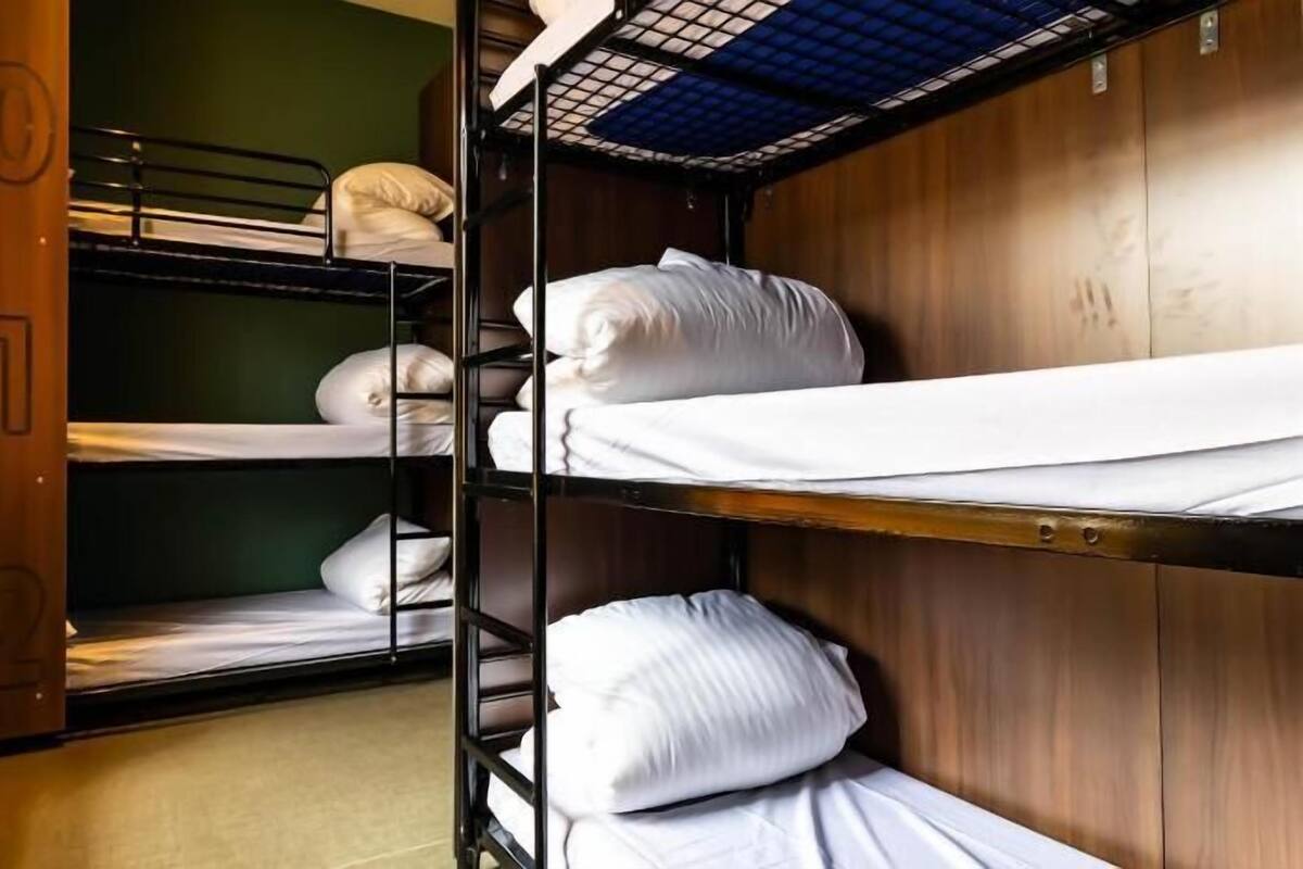 Blackout curtains, iron/ironing board, free WiFi, bed sheets