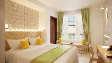 Deluxe Room | Minibar, in-room safe, desk, soundproofing