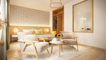 Executive Room, 1 Bedroom | Living room | LCD TV