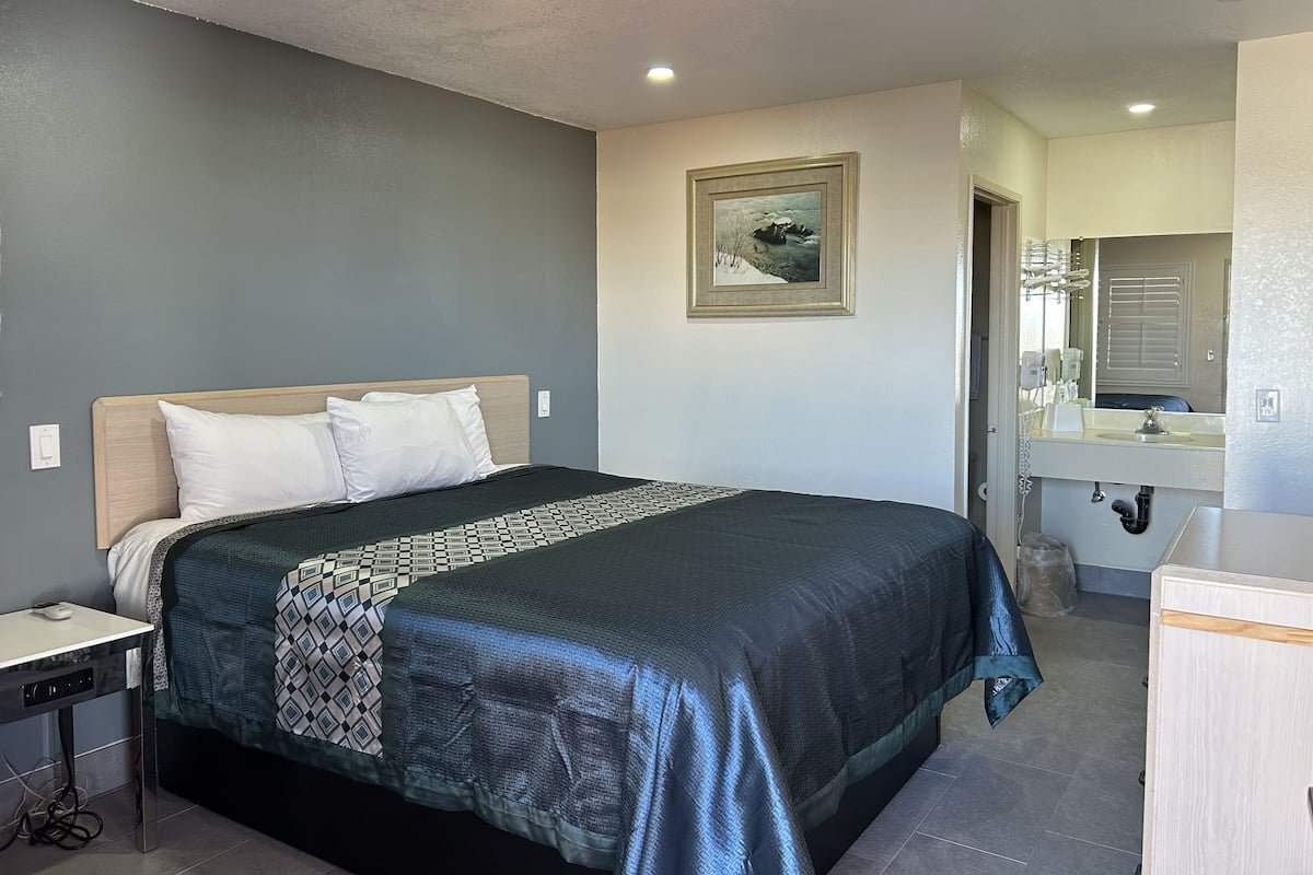 Standard Room, 1 King Bed, Non Smoking | Desk, iron/ironing board, cribs/infant beds, rollaway beds
