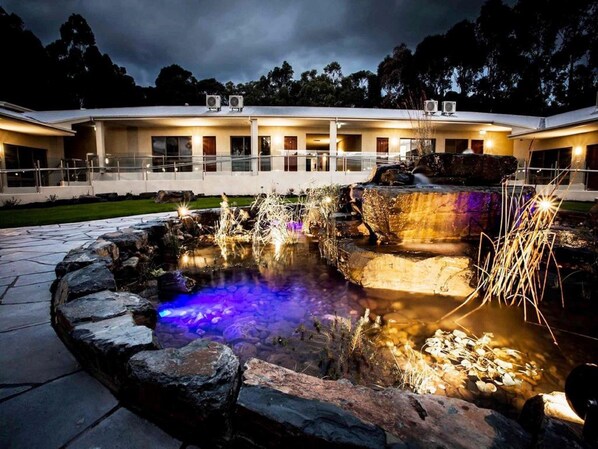 Front of property - evening/night - Foothills Conference Centre (Mooroolbark)