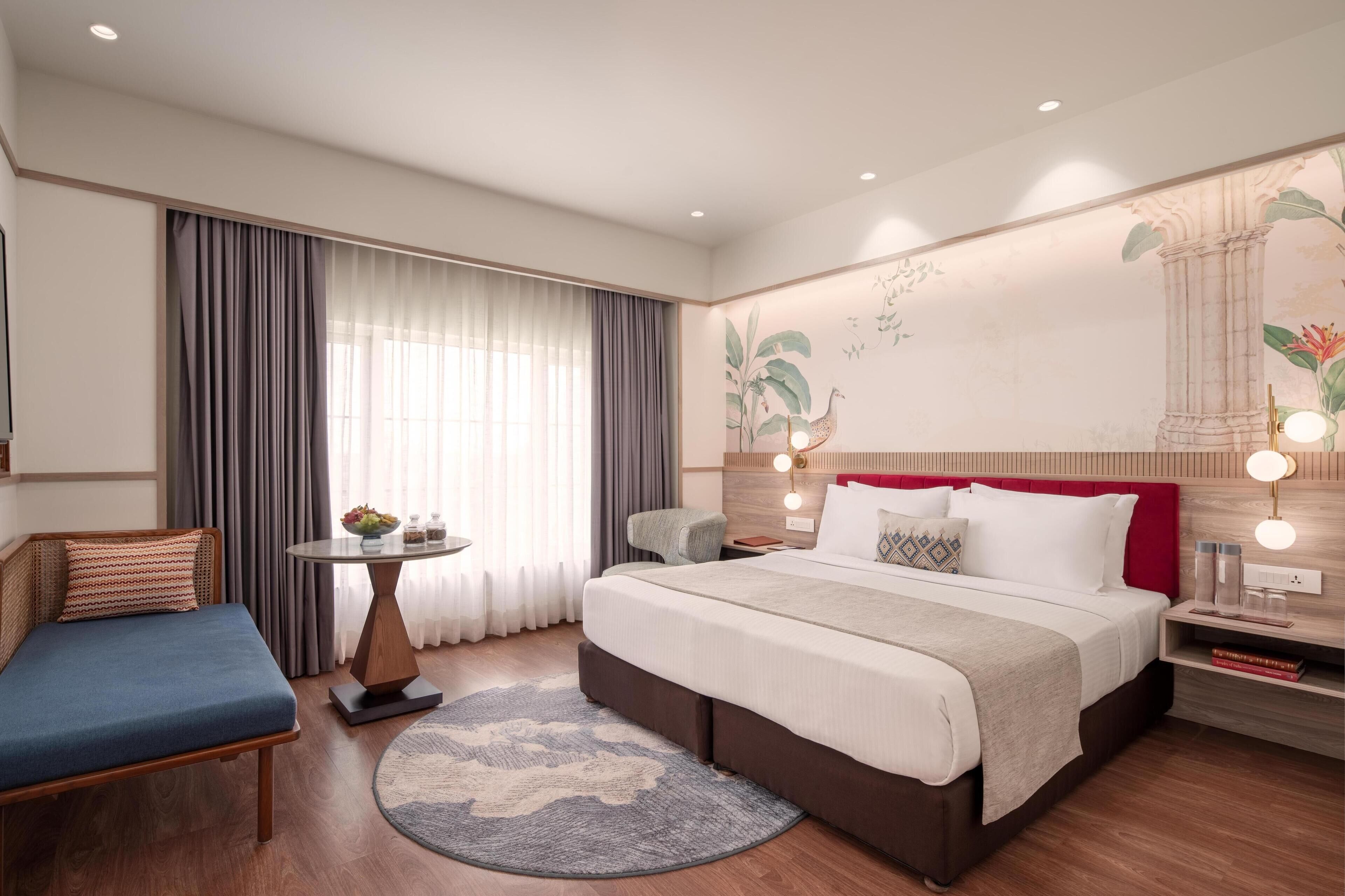 Premium bedding, minibar, in-room safe, desk