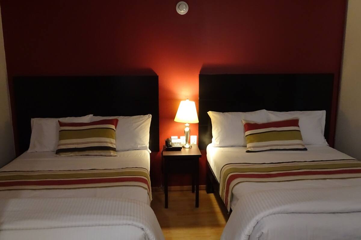 In-room safe, desk, iron/ironing board, WiFi (free)