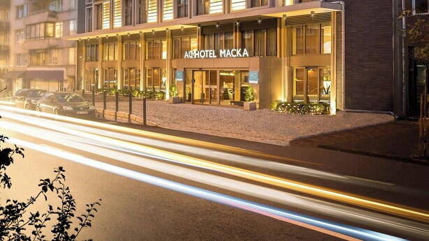 A modern hotel building with a prominent entrance and multiple windows. - AC Hotel Istanbul Macka (Istanbul)