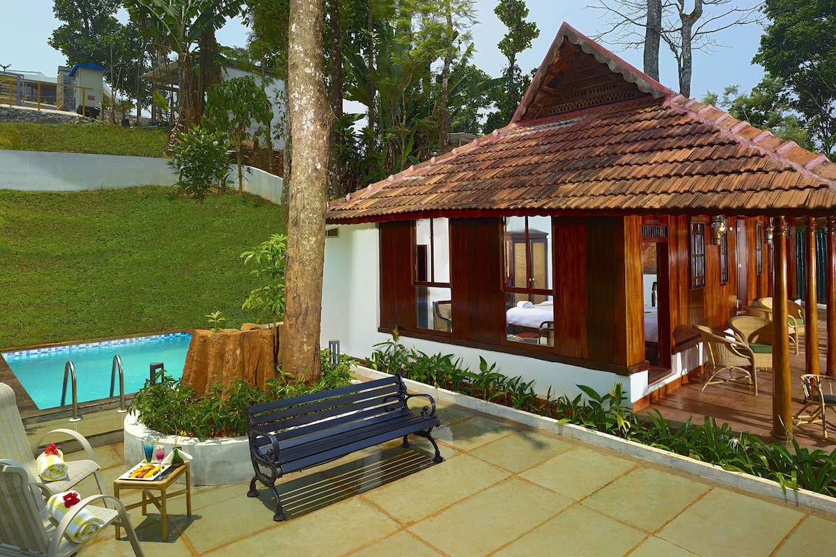 Family Villa, 2 Bedrooms, Private Pool, Garden View | 1 bedroom, Egyptian cotton sheets, premium bedding, memory-foam beds