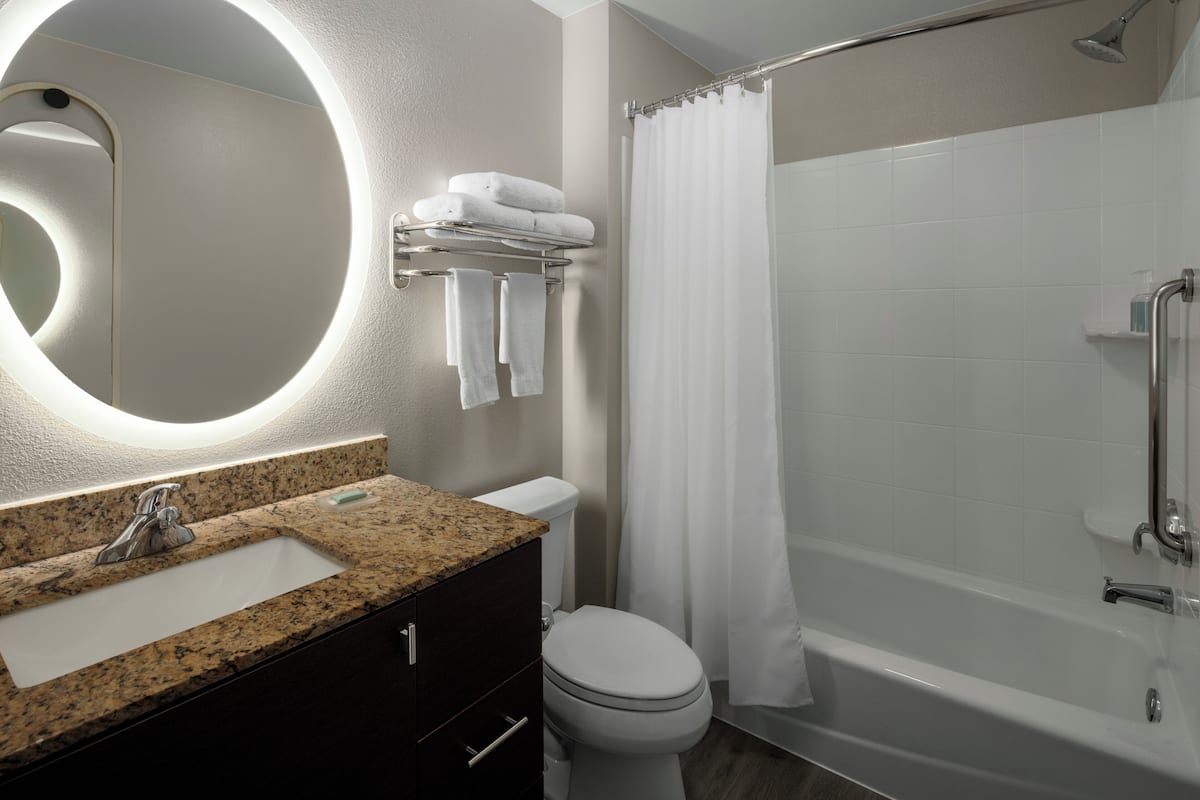In-room safe, desk, laptop workspace, blackout drapes
