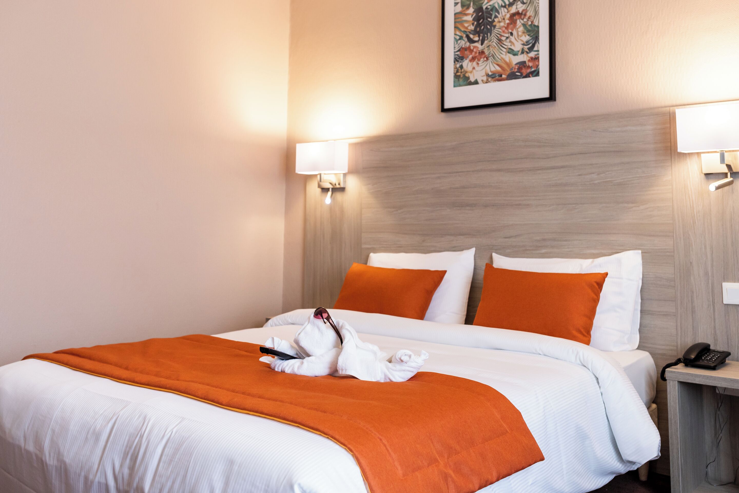 Dobbeltrom – standard, 1 dobbeltseng eller 2 enkeltsenger | Safe på rommet, barnesenger, wi-fi (inkludert) og sengetøy