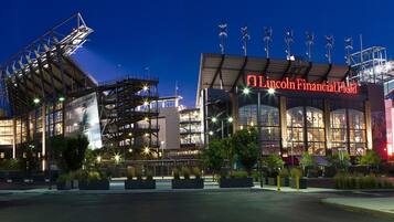 Lincoln Financial Field stadium with modern architecture and large seating capacity.