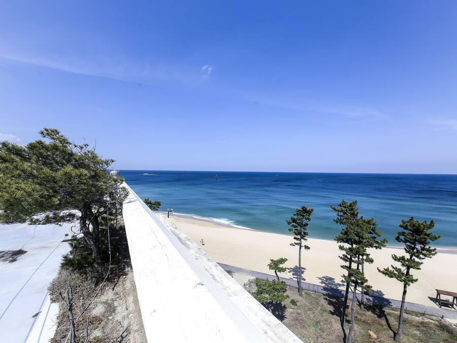 Uitzicht vanuit accommodatie