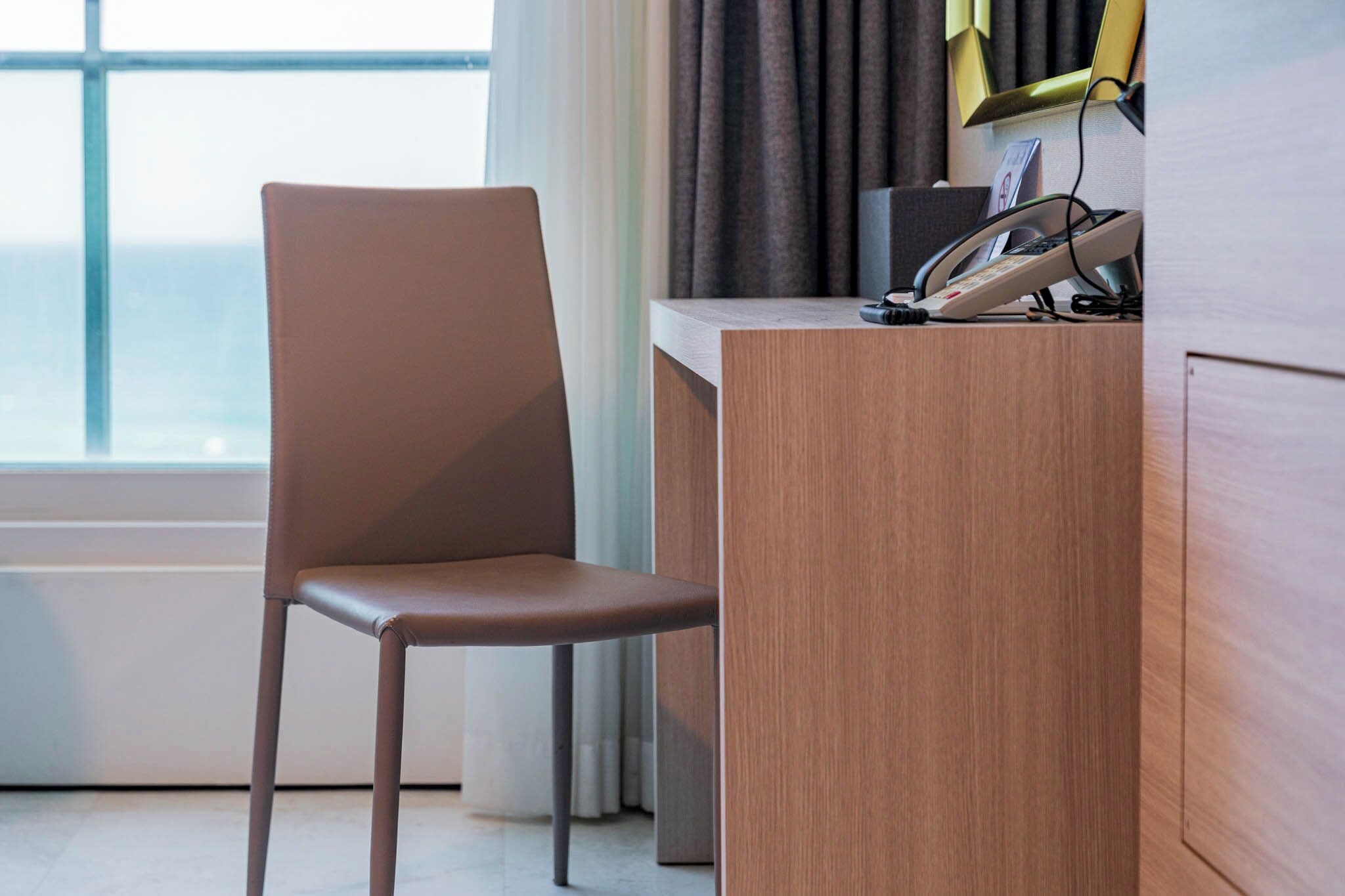 double room, ocean view (5th or 6th floor) | desk, laptop workspace, blackout curtains, soundproofing