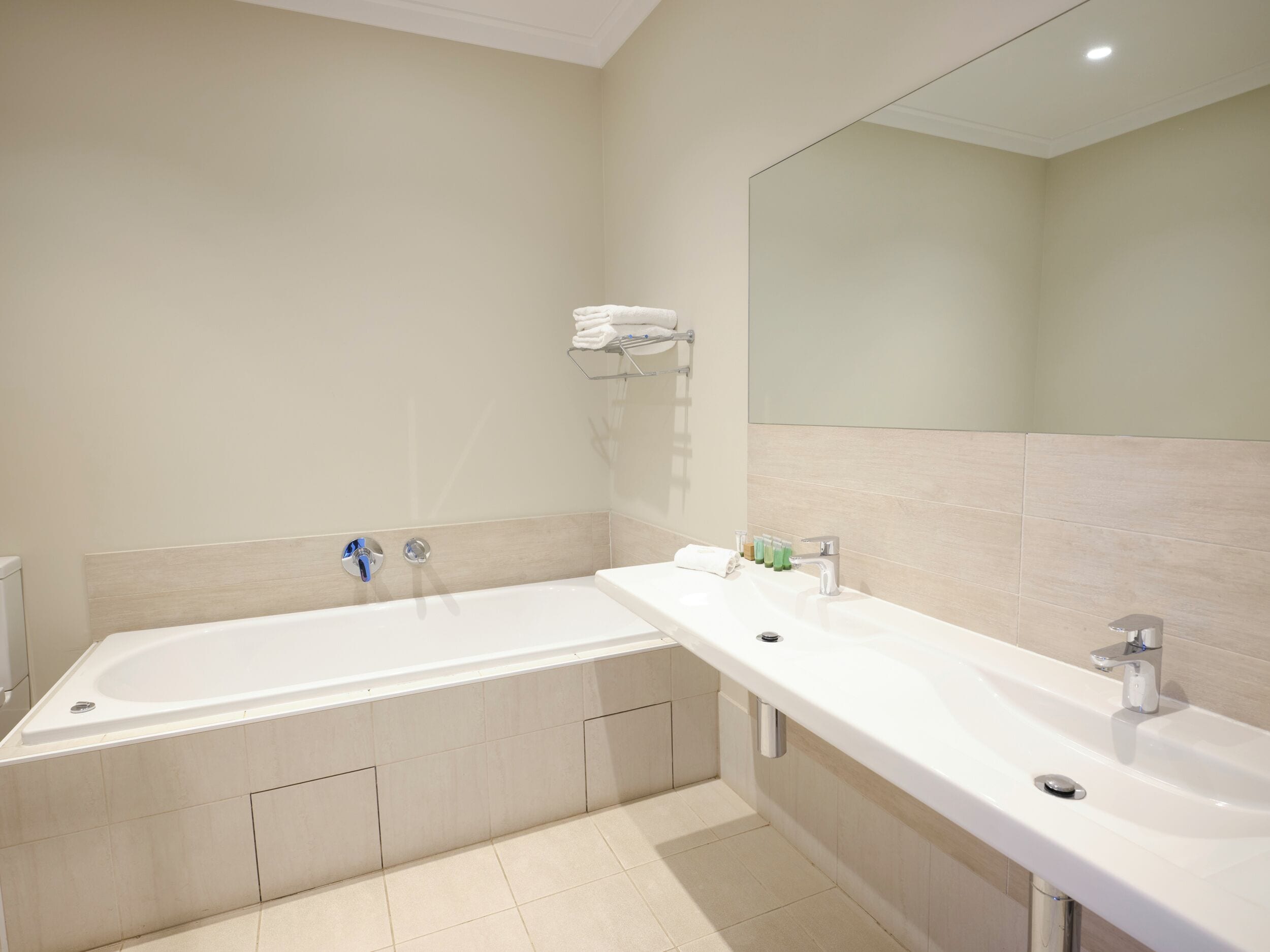 suite, 1 bedroom, jetted tub | bathroom | free toiletries, hair dryer, towels, soap