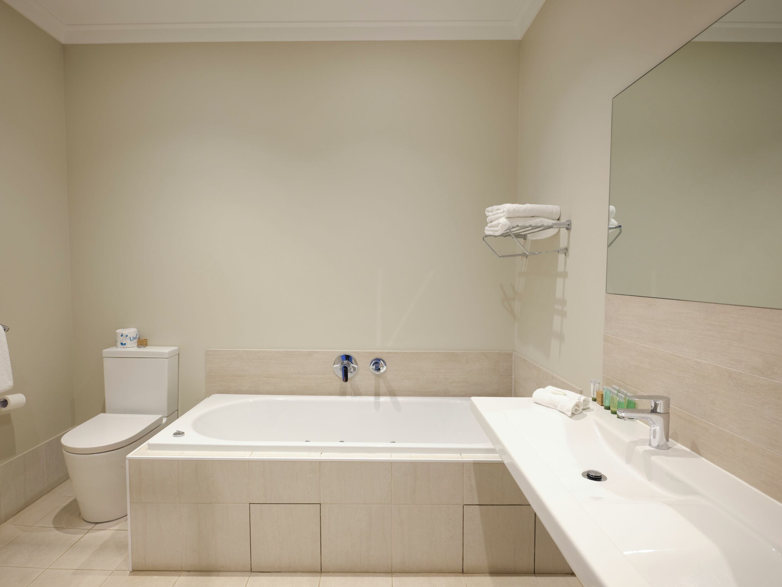 suite, 1 bedroom, jetted tub | bathroom | free toiletries, hair dryer, towels, soap