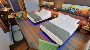 1 bedroom, in-room safe, desk, blackout drapes