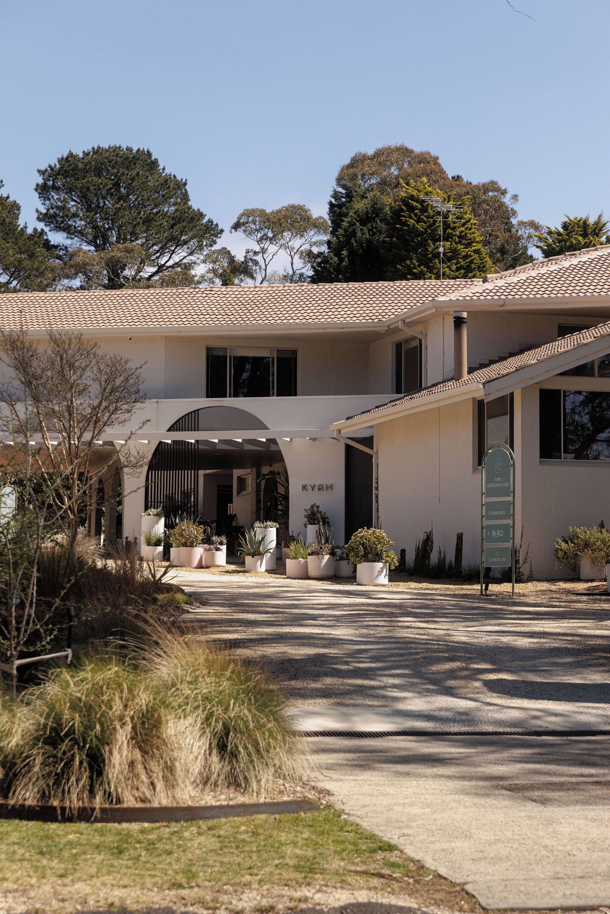 Facciata della struttura