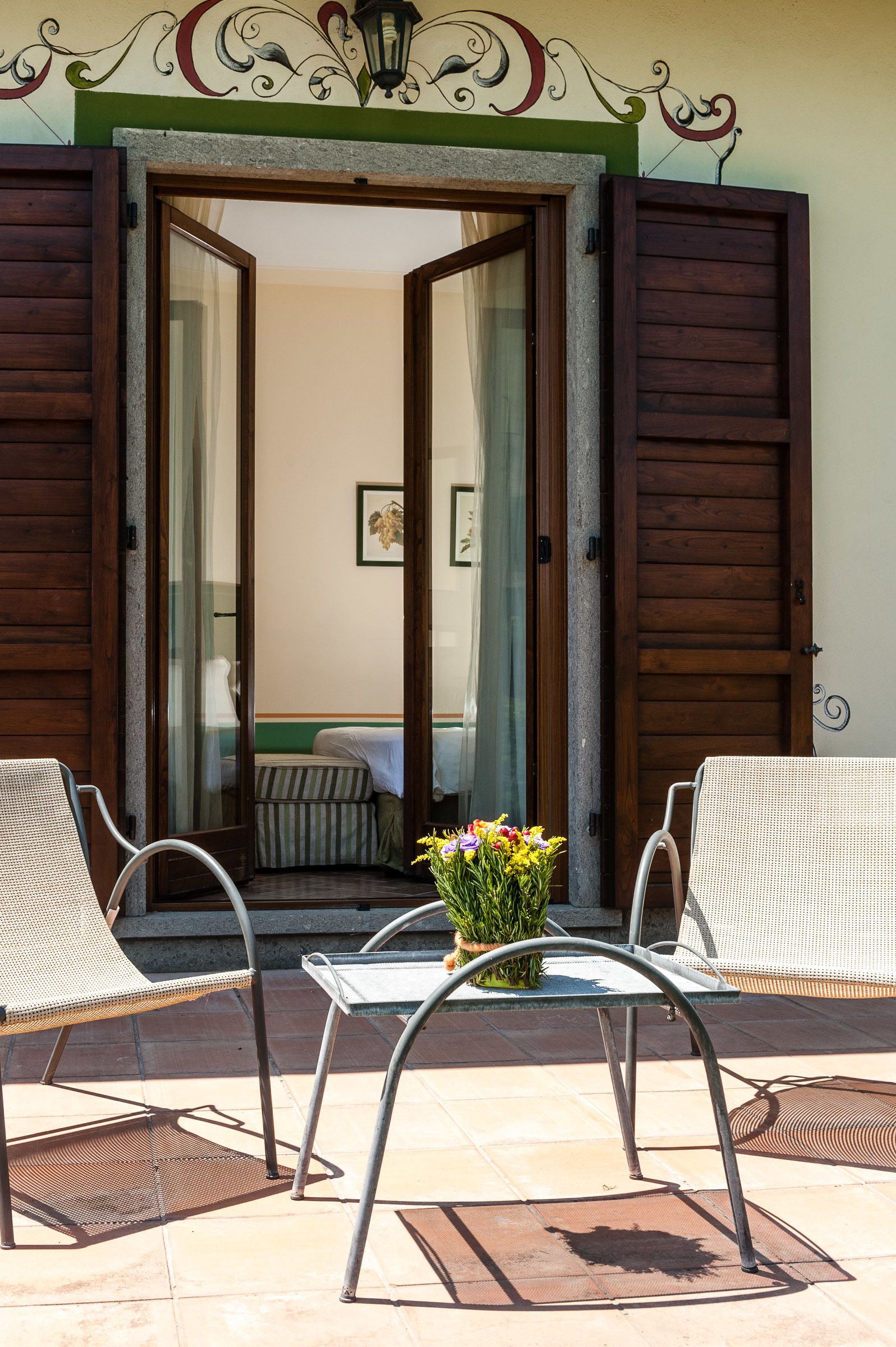 Doppelzimmer zur Einzelnutzung | Terrasse/Patio