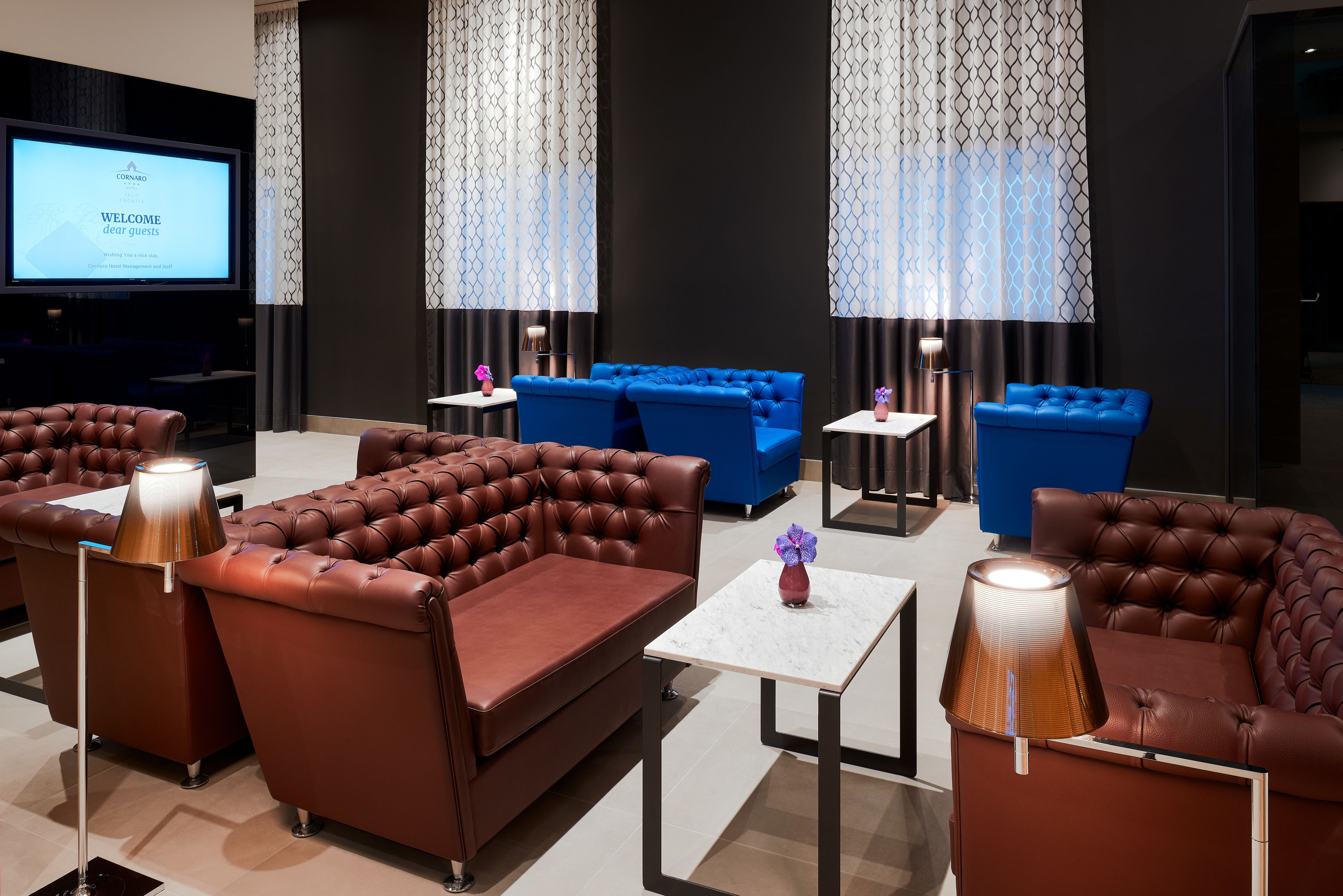 Sala de estar en el lobby
