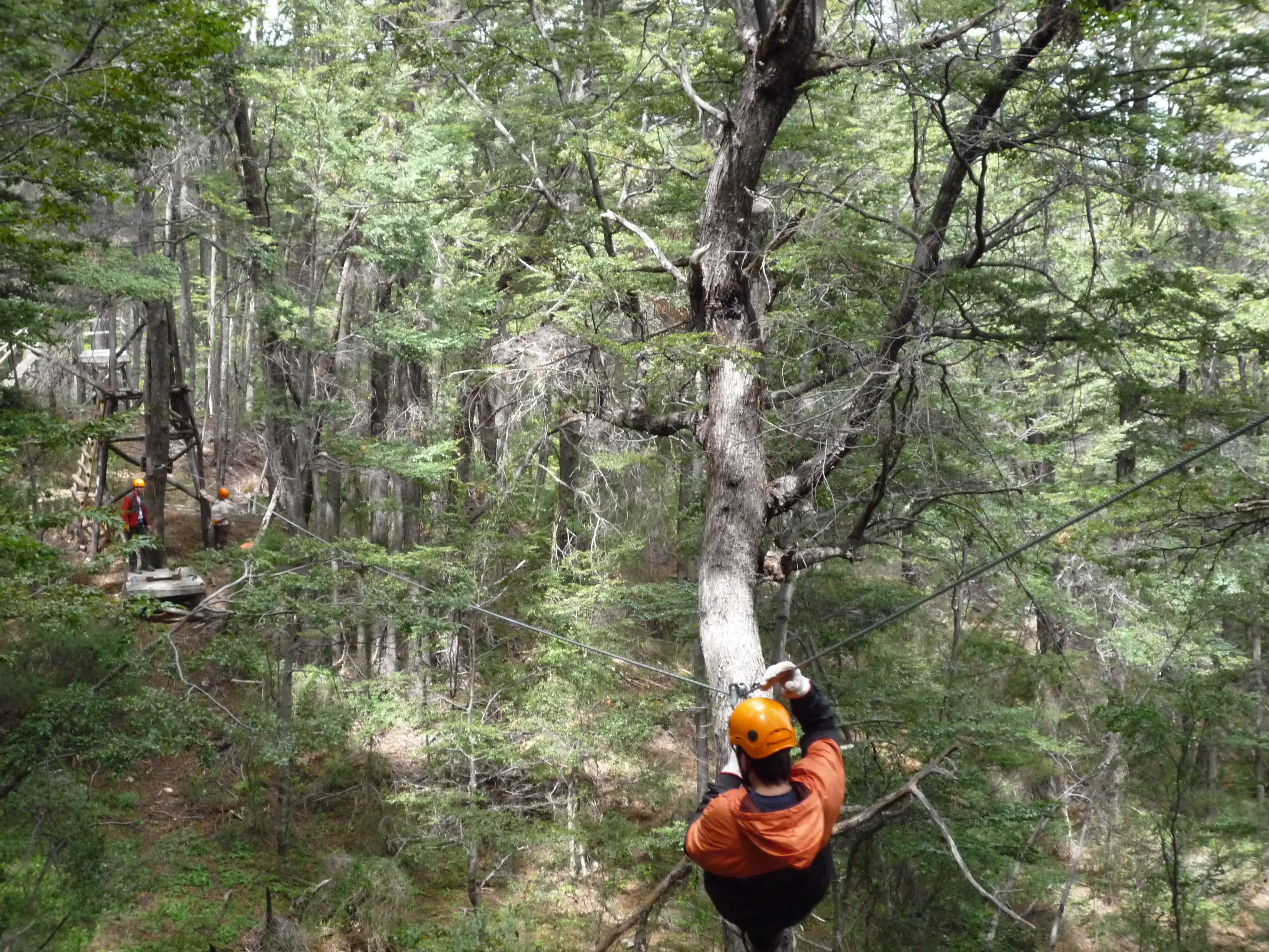 Ziplining