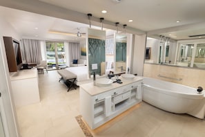 Premium bedding, free minibar, in-room safe, desk - Royalton Hideaway Riviera Cancun, An Autograph Collection All-Inclusive Resort- Adults Only (Puerto Morelos)