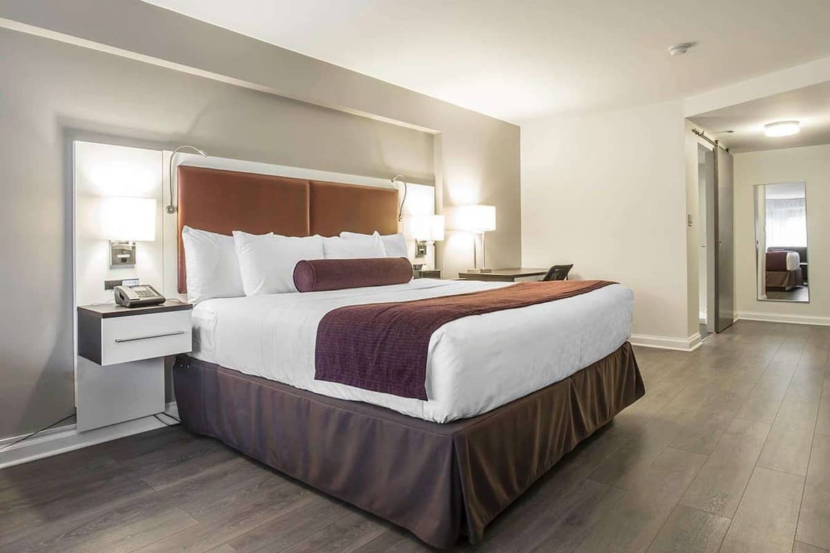 Standard Room, 1 Queen Bed, Non Smoking | Hypo-allergenic bedding available, pillowtop beds, in-room safe