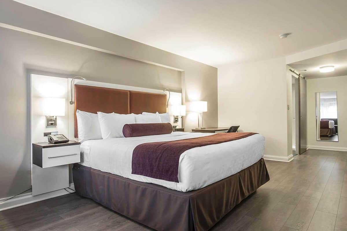 standard room, 1 queen bed, non smoking | hypo-allergenic bedding, pillow-top beds, in-room safe