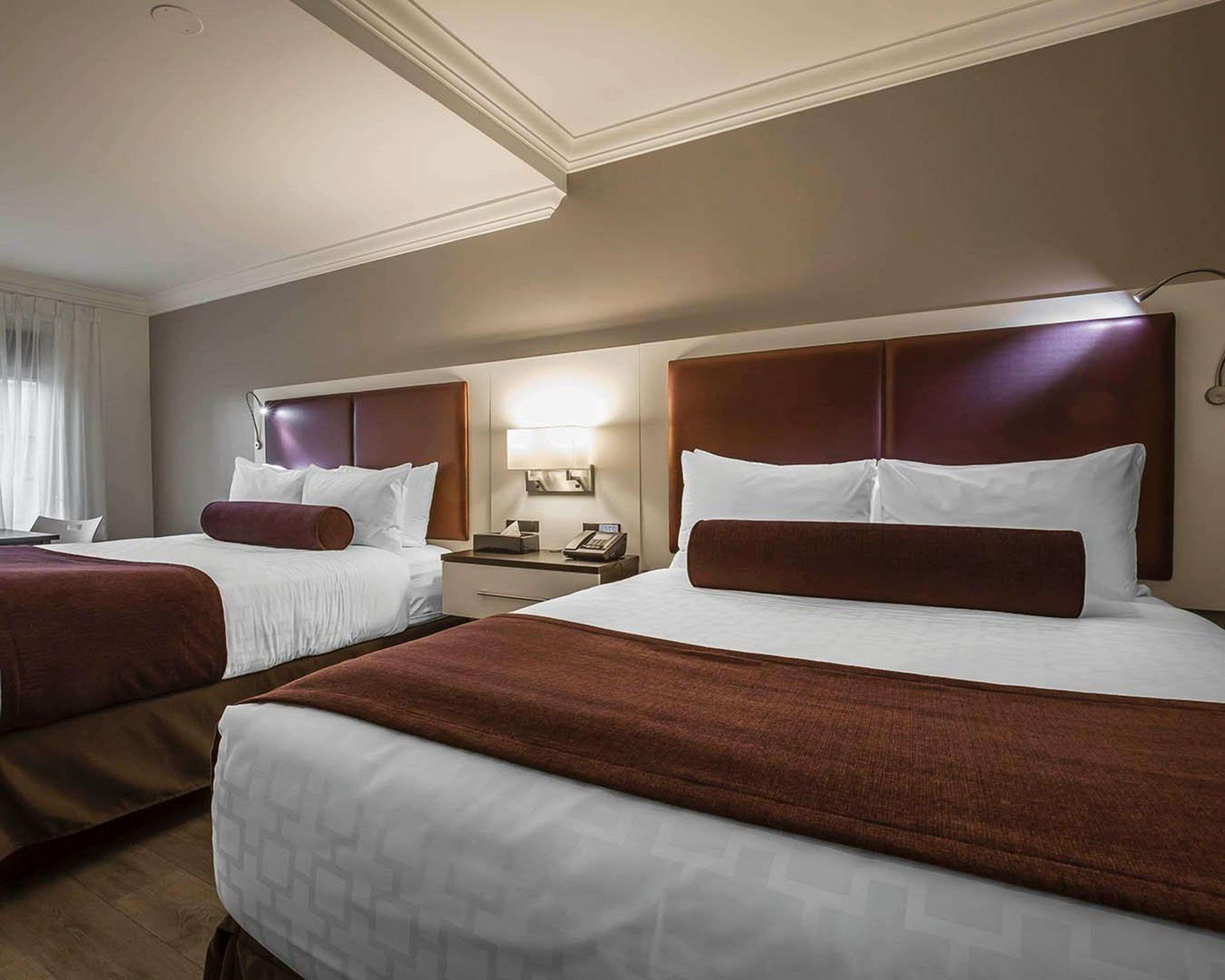 hypo-allergenic bedding, pillow-top beds, in-room safe