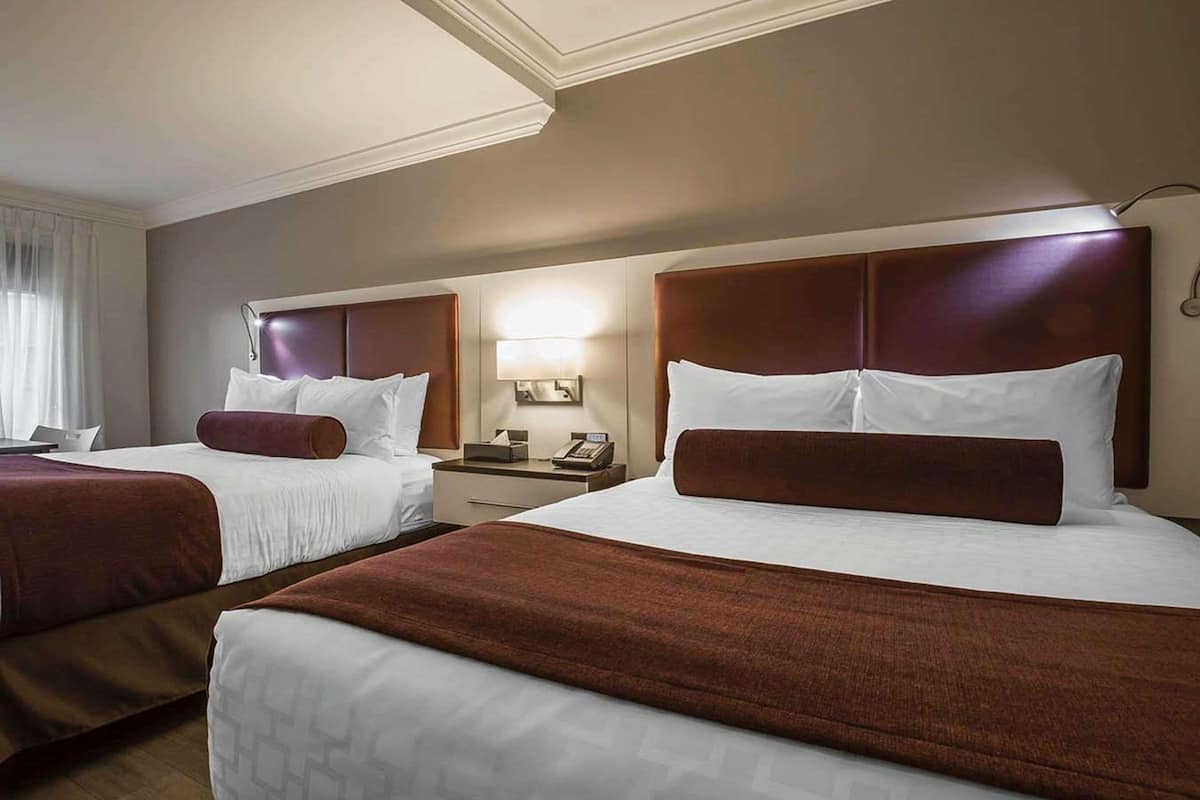 hypo-allergenic bedding, pillow-top beds, in-room safe