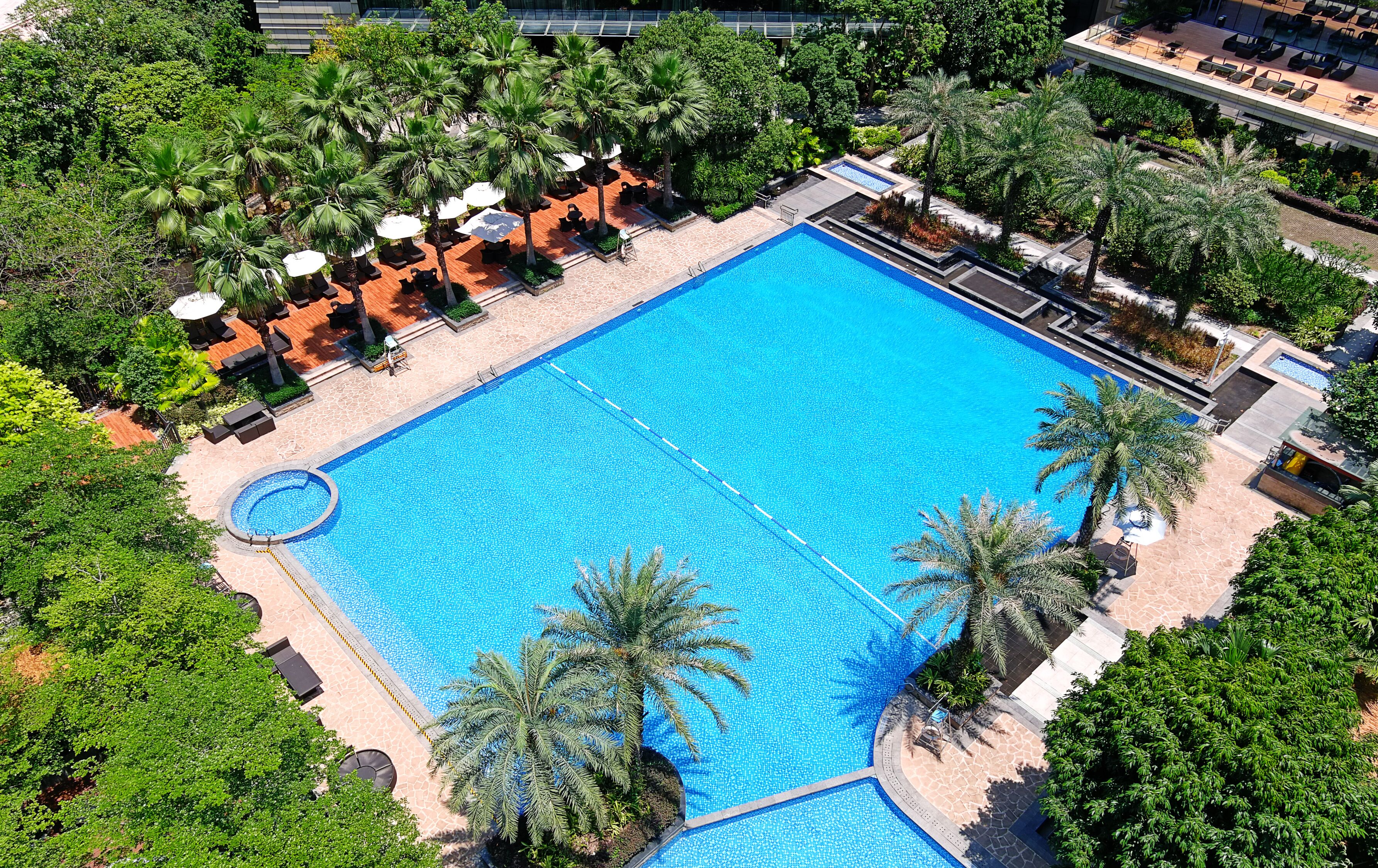 indoor pool, outdoor pool