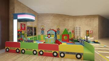Área de juegos infantiles bajo techo