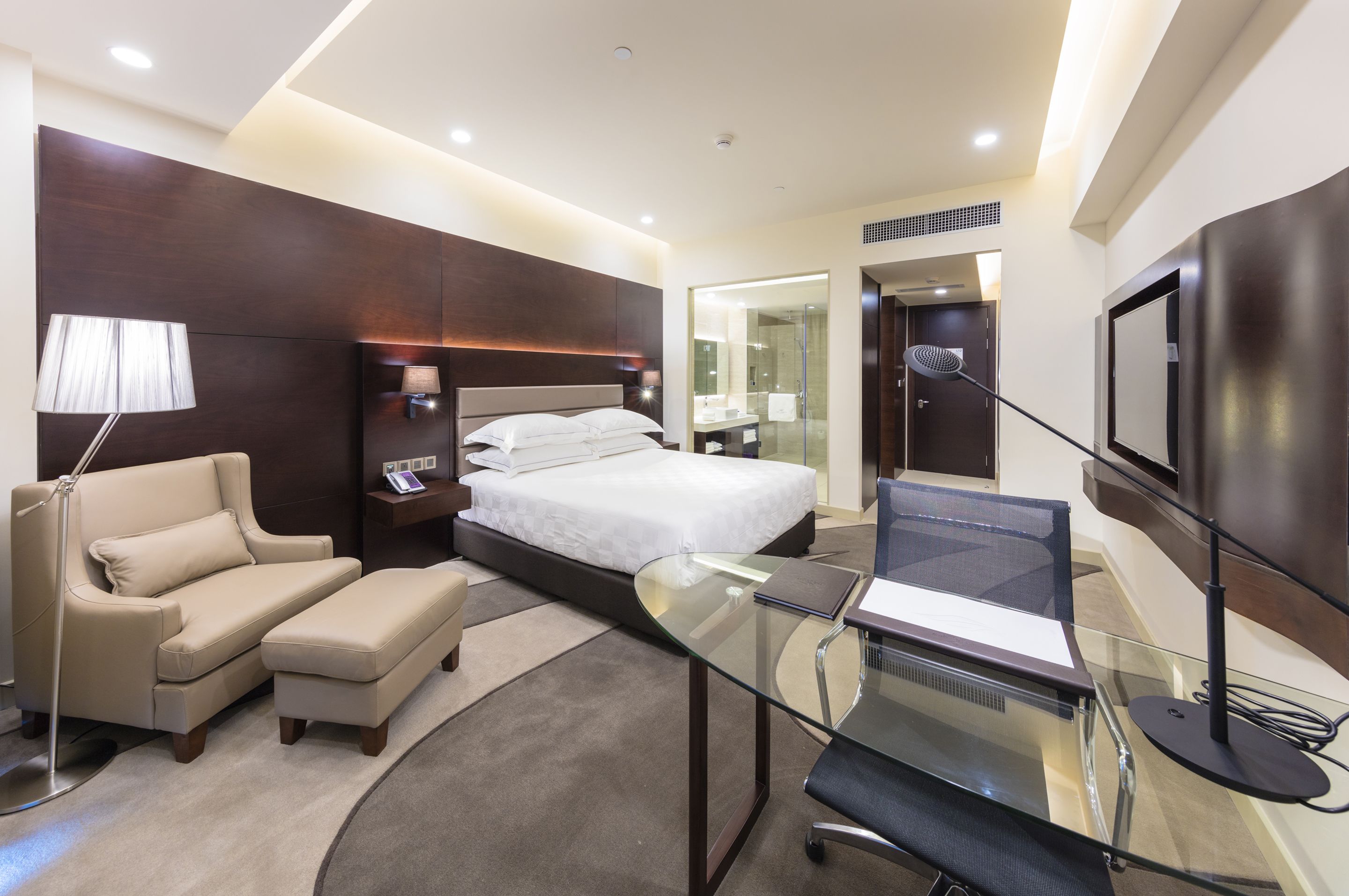 in-room safe, desk, blackout curtains, iron/ironing board