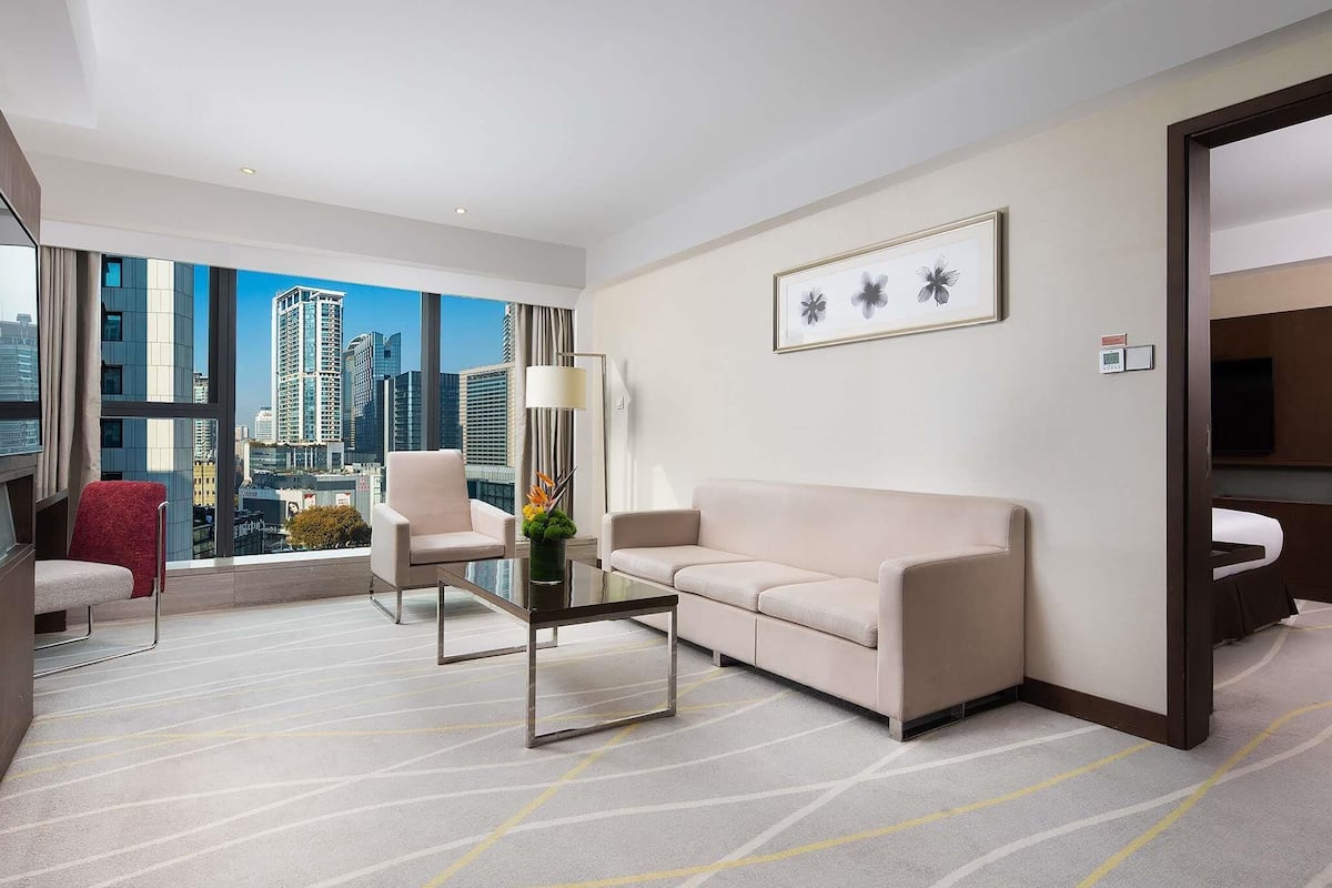 Suite, City View (1 double bed) | 1 bedroom, premium bedding, in-room safe, desk