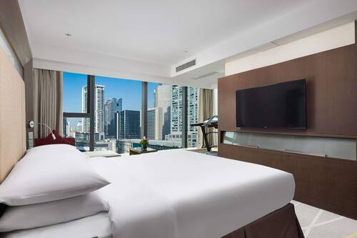 Suite, City View (1 double bed) | 1 bedroom, premium bedding, in-room safe, desk