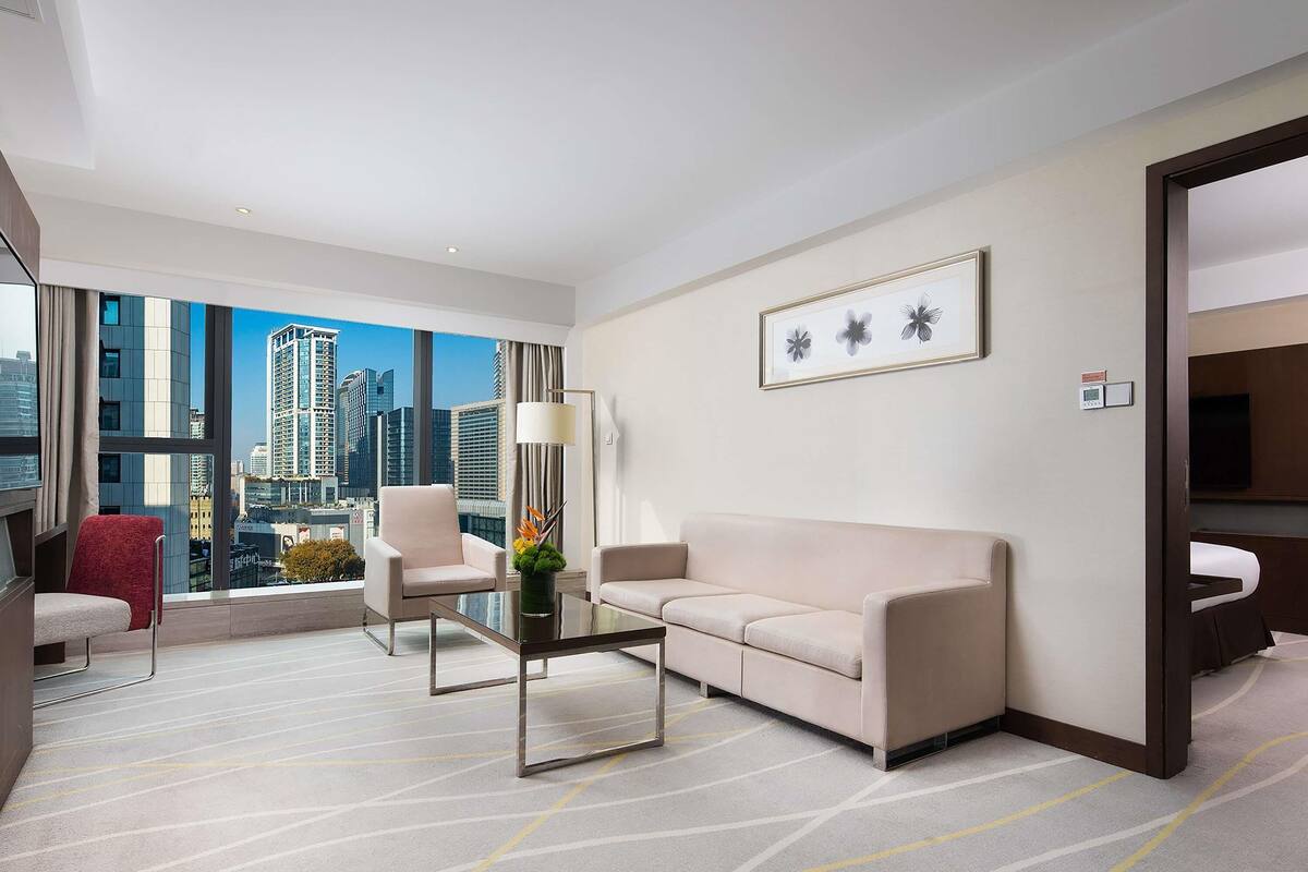 Suite, City View (1 double bed) | 1 bedroom, premium bedding, in-room safe, desk