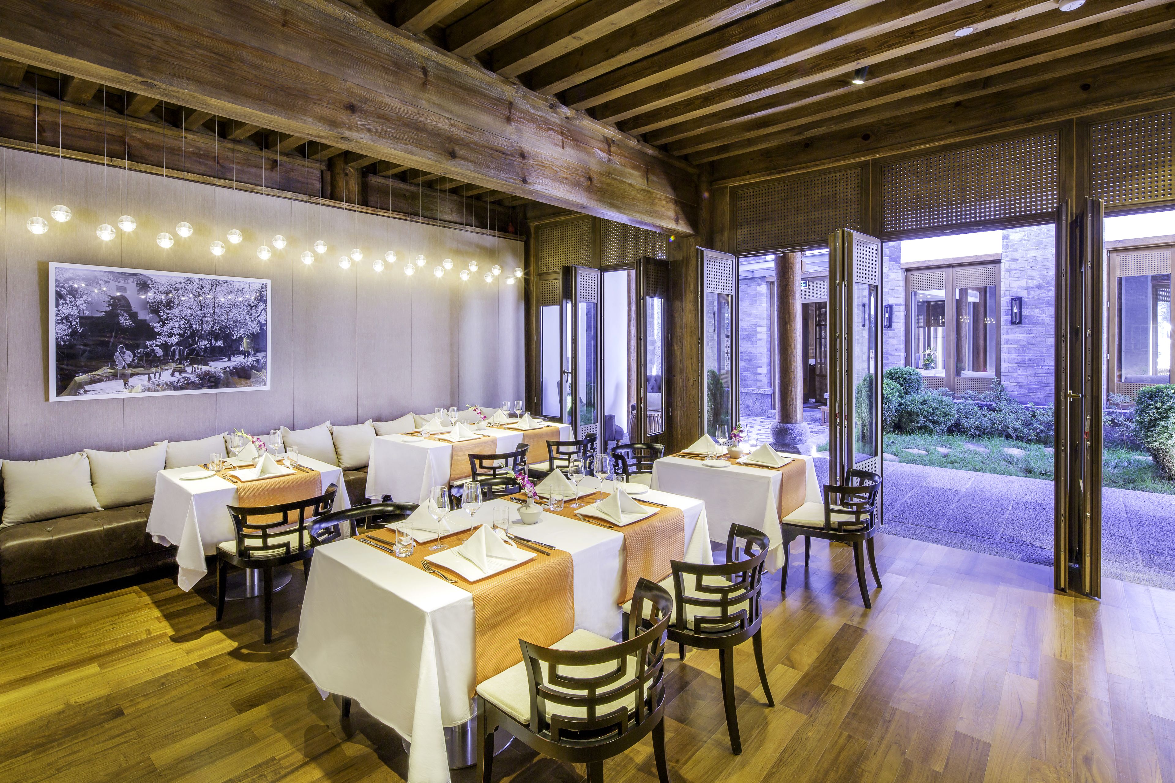 lunch and dinner served, local cuisine