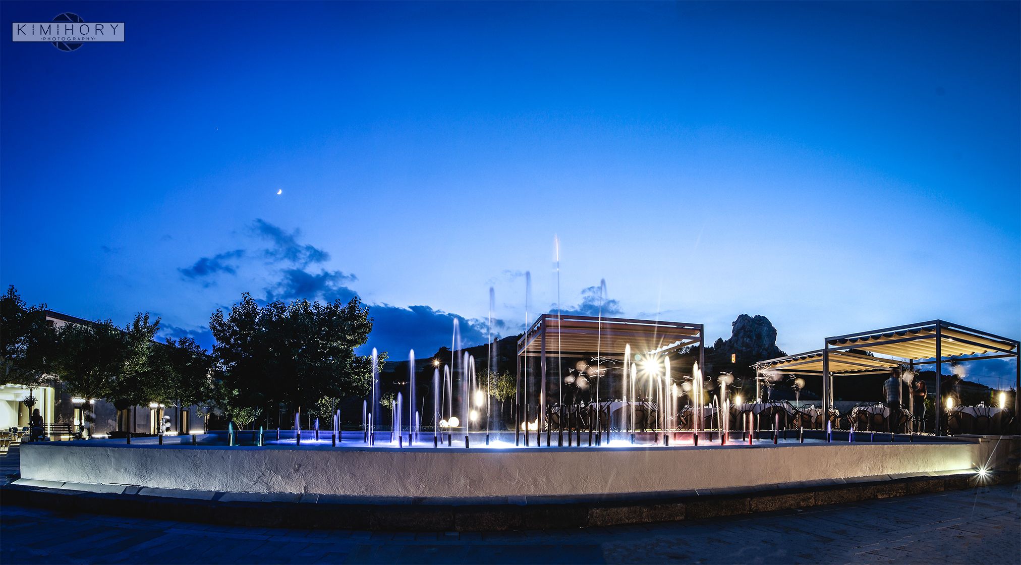 Front of property - evening/night