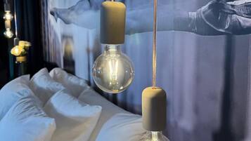 Ropa de cama hipoalergénica y minibar