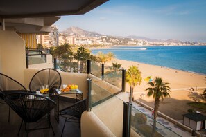 Superior Apartment, 2 Bedrooms, Terrace, Sea View (Malagueta) | Terrace/patio - Holidays2malaga Apartments (Málaga)