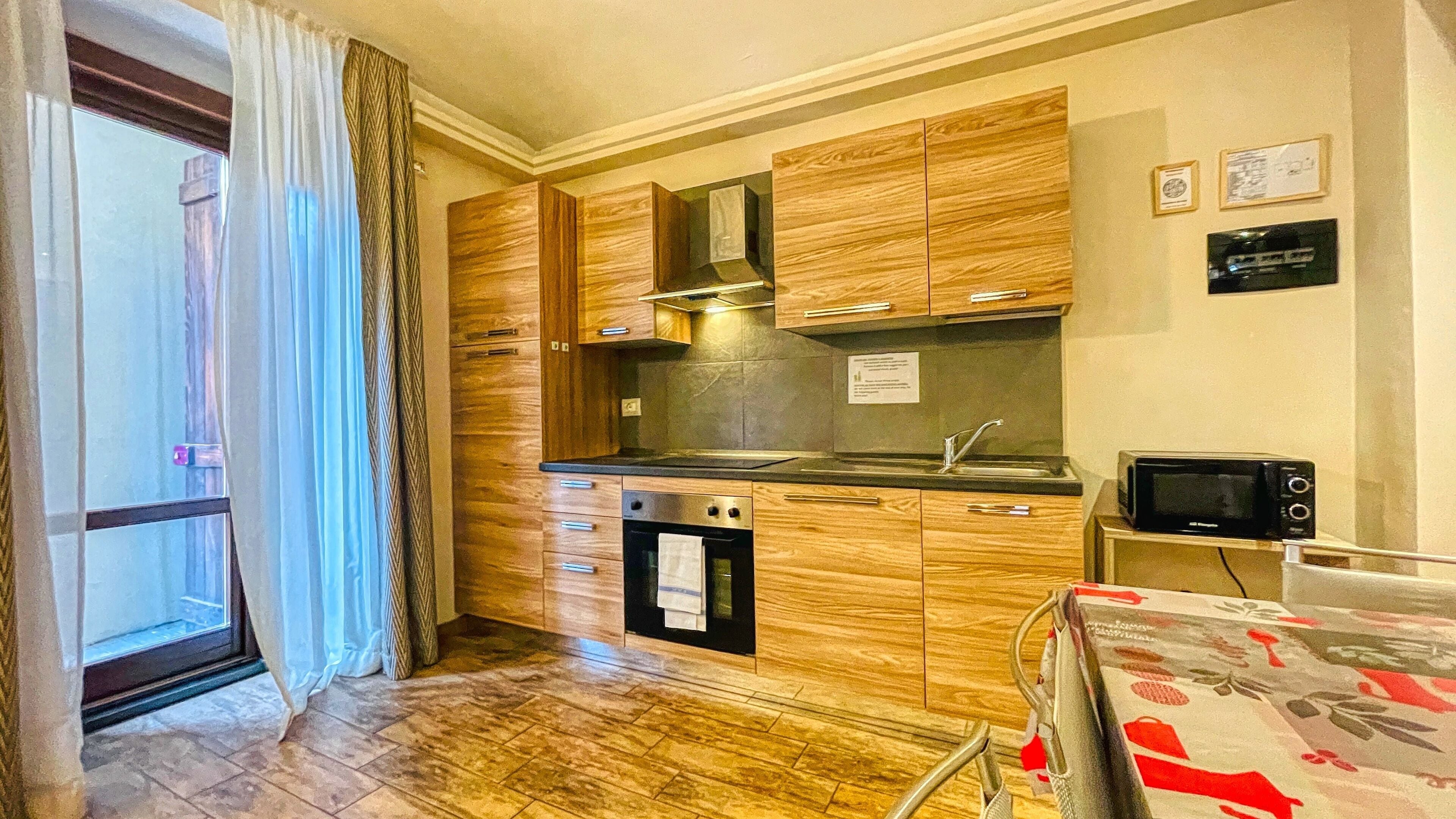 superior apartment, 1 bedroom, terrace (4 people) | living area | 70-cm flat-screen tv with digital channels, tv