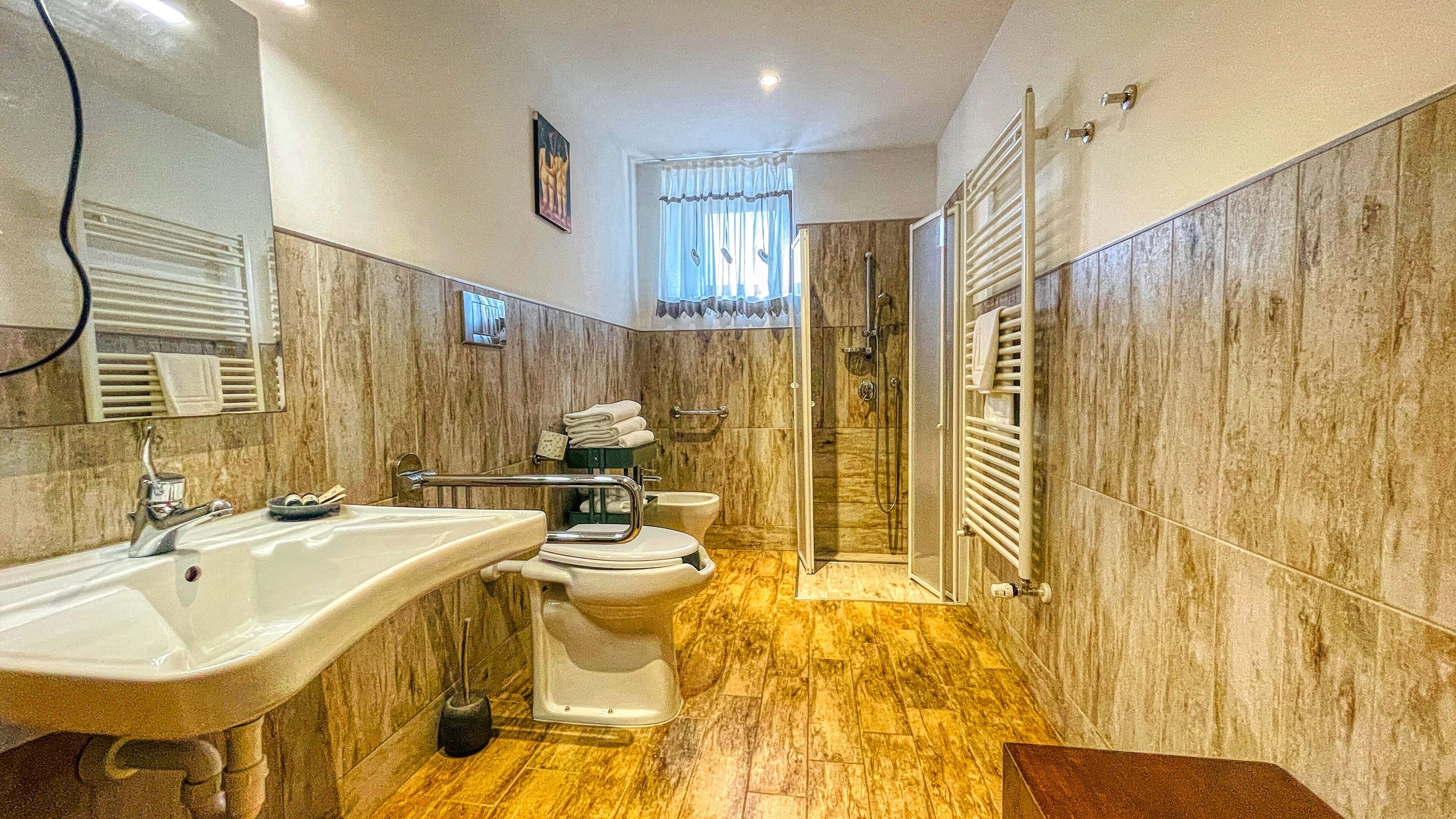 family condo, 2 bedrooms, tower (5 people) | bathroom | shower, hair dryer, bidet, towels