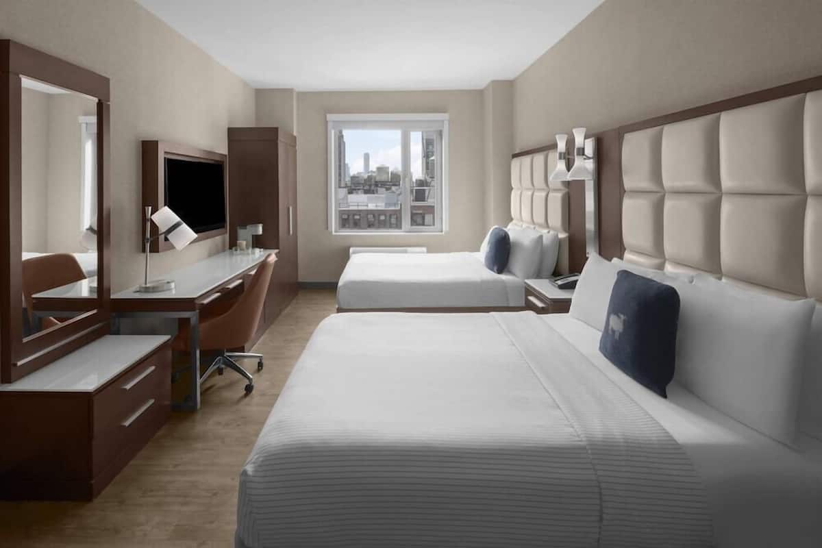 In-room safe, desk, blackout drapes, iron/ironing board
