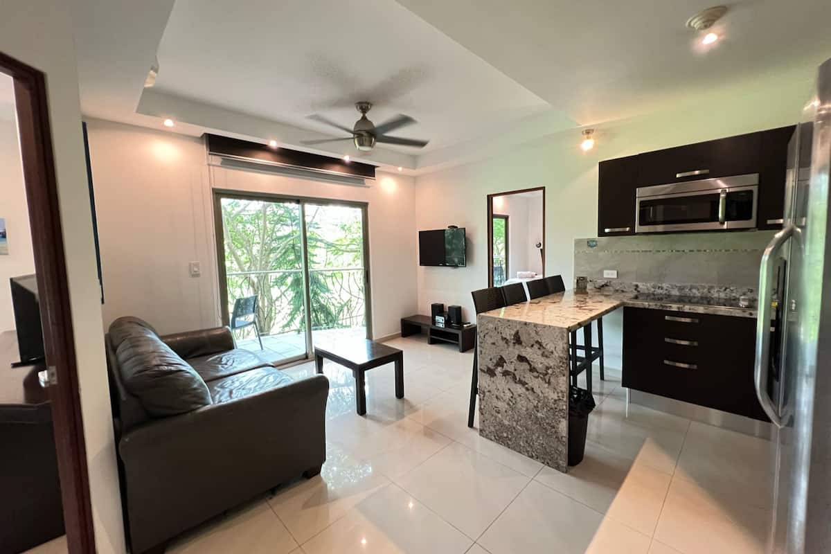 2br family suite w/kitchen, living room, 2 masters, 2 bath, 3 balconies | view from room