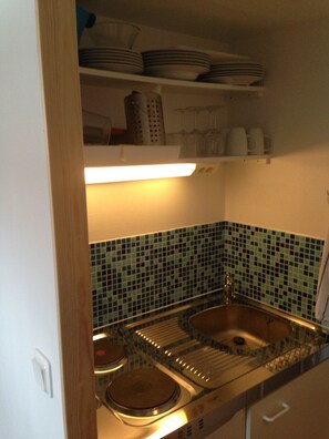 Quadruple Room, Shared Bathroom (Private WC) | Private kitchen
