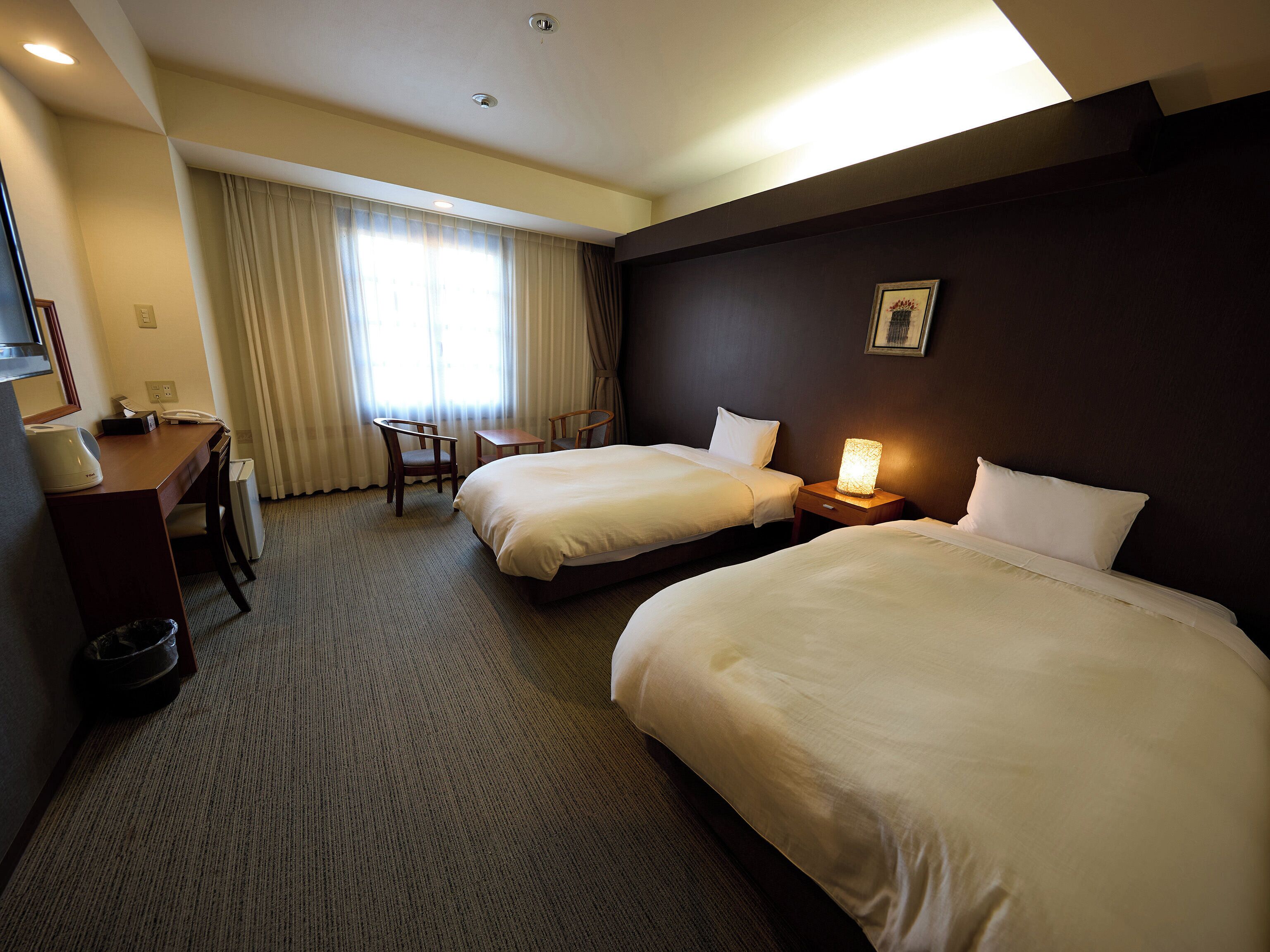 In-room safe, desk, blackout curtains, soundproofing